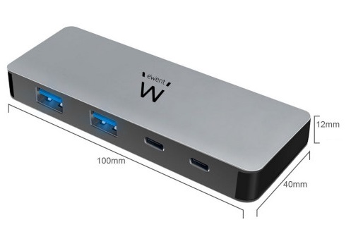 Hub USB Ewent EW1142 4-Port USB-C 3.2 Gen1 2