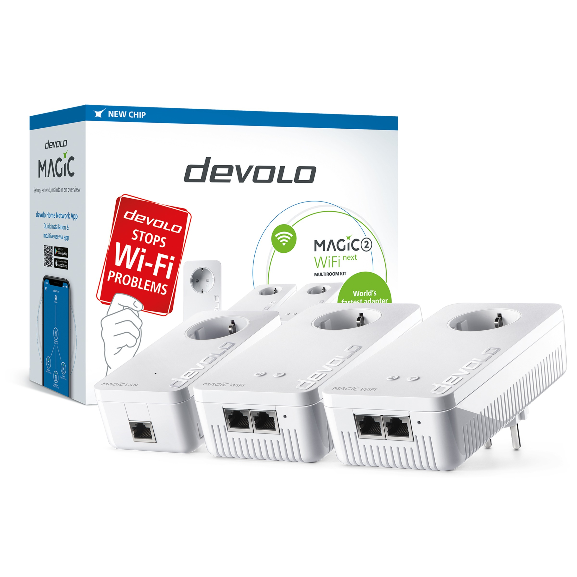 Powerline Devolo Magic 2 WiFi next Multiroom Kit 4