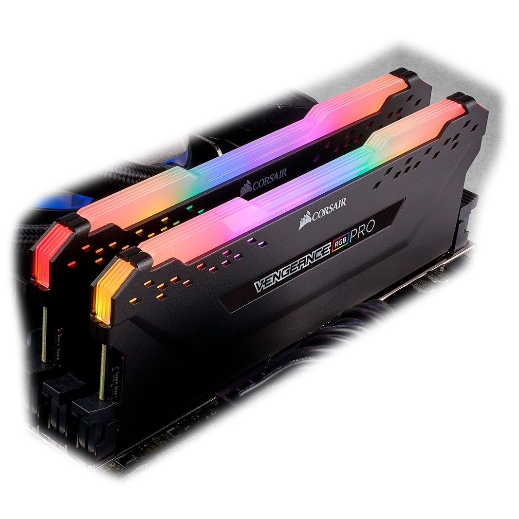 Memria RAM Corsair Vengeance RGB Pro 32GB (2x16GB) DDR4-3600MHz CL18 Preta 3