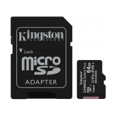 Cartão Memória Kingston Canvas Select Plus C10 A1 UHS-I microSDHC 64GB + Adaptador SD image