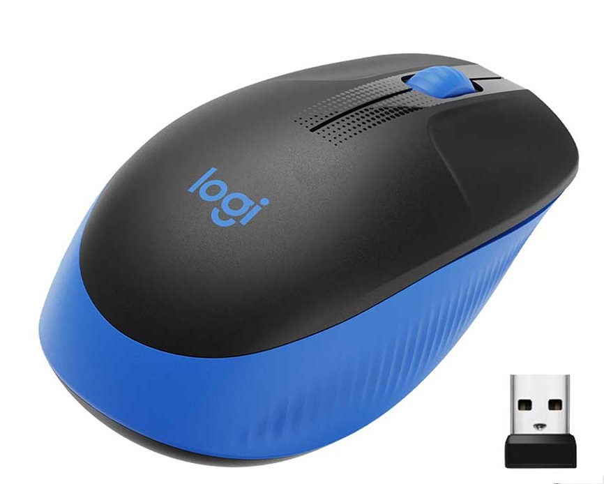 Rato ptico Logitech M190 Full-Size Wireless Mouse 1000DPI Azul 1