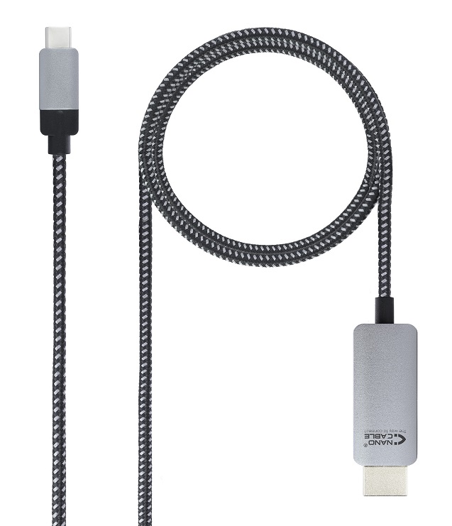 Cabo NanoCable Conversor USB-C a HDMI, 3 m 1