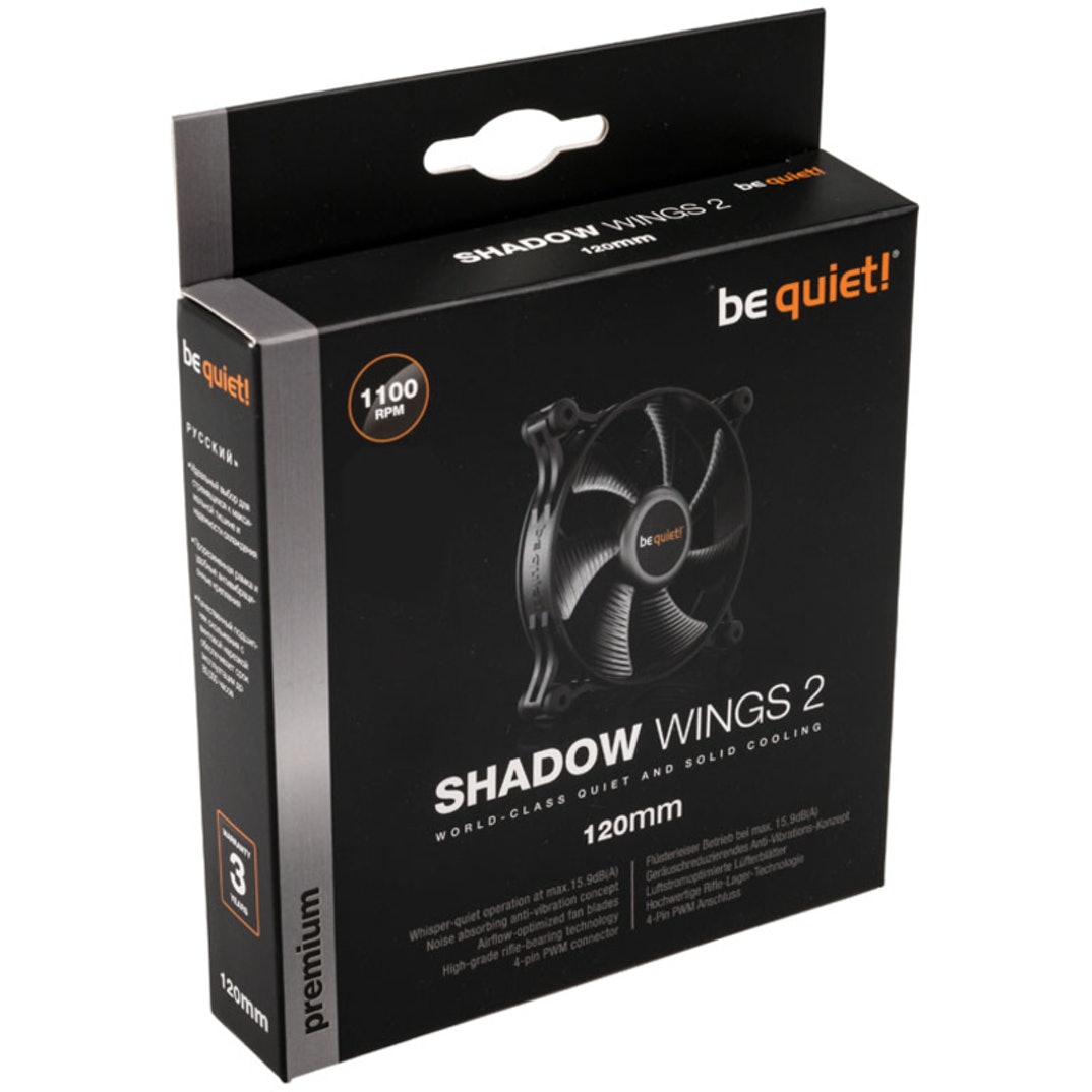 Ventoinha be quiet! Shadow Wings 2 120mm 4
