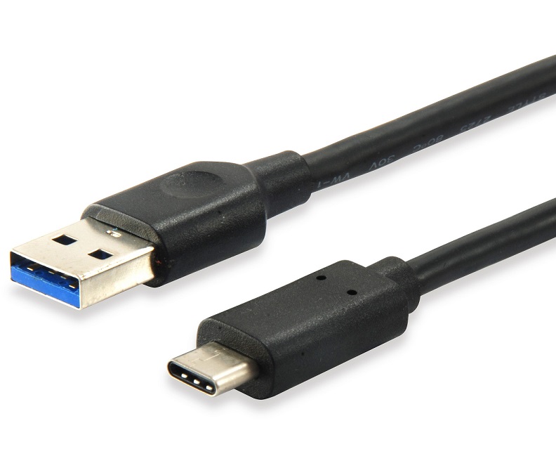 Cabo Equip Type-C para USB 3.0 - 0.5m Preto 1