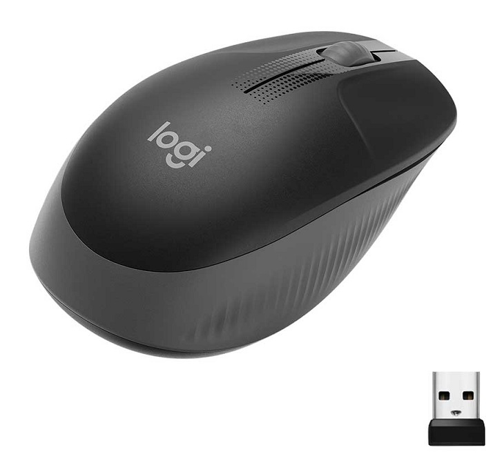 Rato ptico Logitech M190 Full-Size Wireless Mouse 1000DPI Preto 1