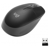 Rato Óptico Logitech M190 Full-Size Wireless Mouse 1000DPI Preto image