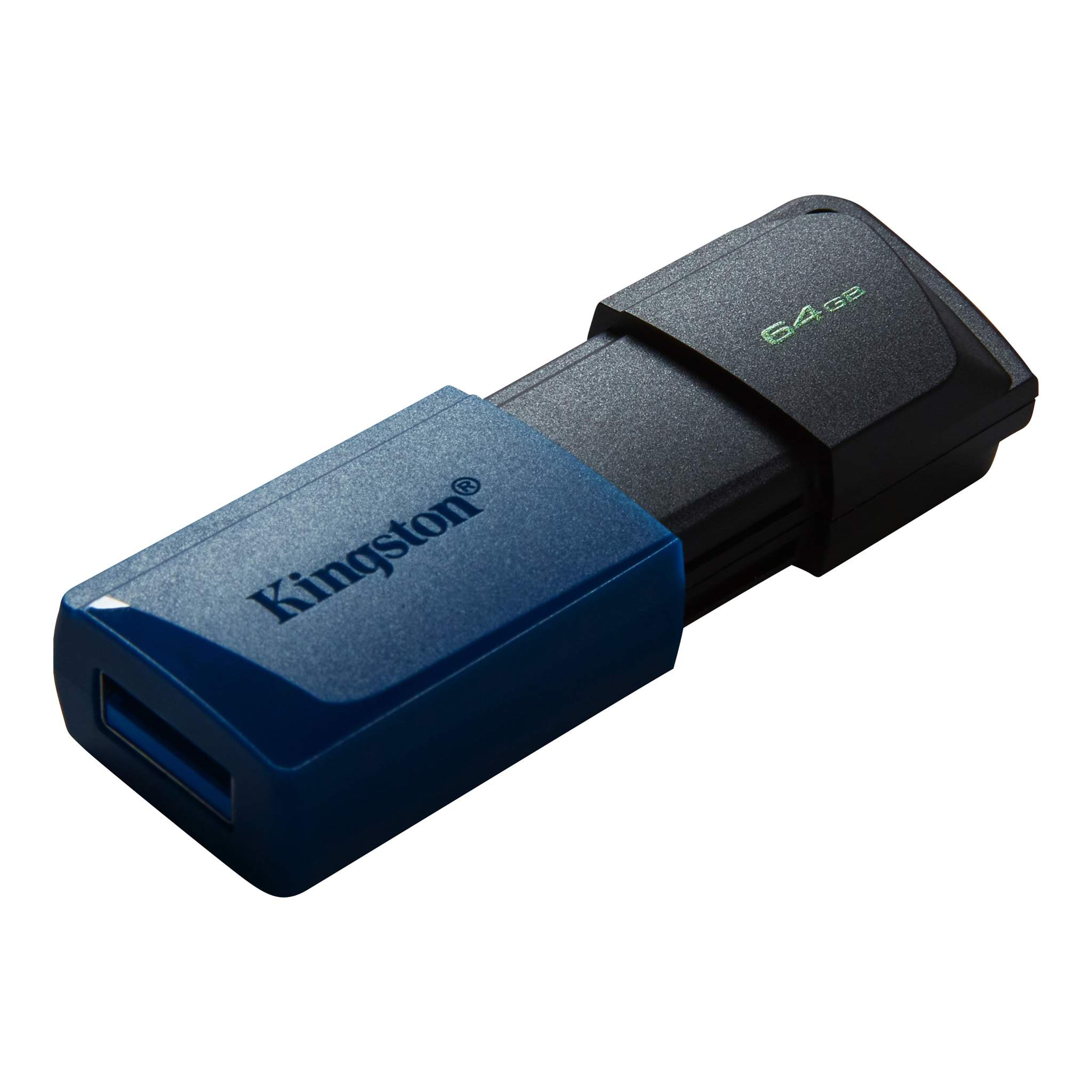 Pen Drive Kingston DataTraveler Exodia M USB 3.2 64GB Preta/Azul 1