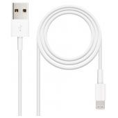 Cabo Nanocable USB 2.0 Type-A M p/ Lightning M 2m Branco image