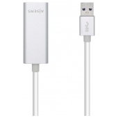 Conversor Aisens USB 3.0 a Ethernet Gigabit 15cm Cinza image
