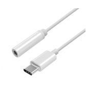 Adaptador Aisens A109-0384 USB Tipo-C para Jack 3.5 mm Branco image