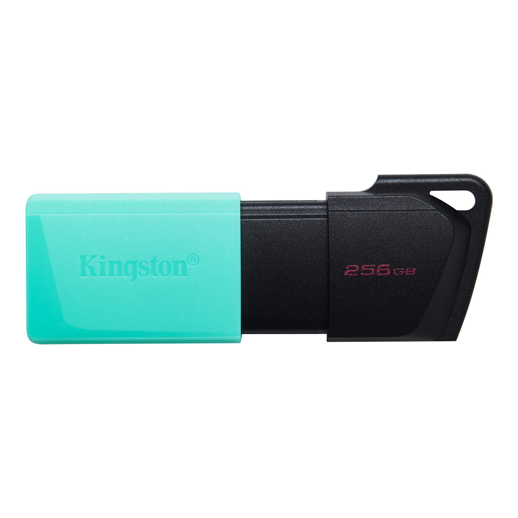 Pen Drive Kingston DataTraveler Exodia M USB 3.2 256GB Preta/Azul Turquesa 1