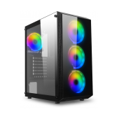 Caixa ATX 1Life c:bloom RGB Preta image