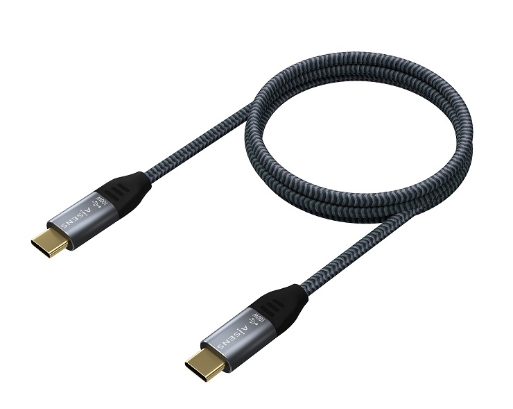 Cabo Aisens Type-C USB 3.2 USB 3.2 GEN2x2 100W Aluminio 2 m 2