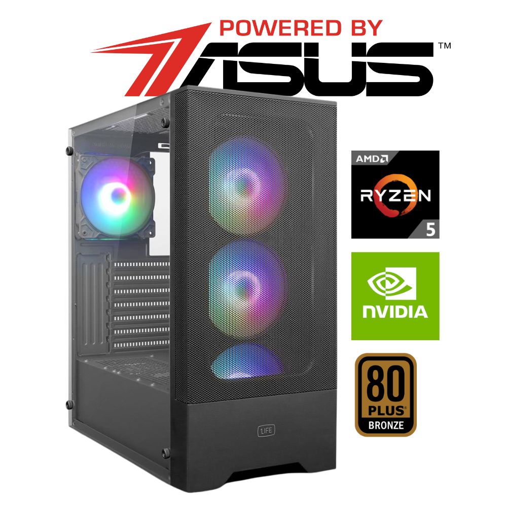 Computador Clickfiel REZI V3 by Asus | AMD 5500 | 500GB | 16GB | 4060 1