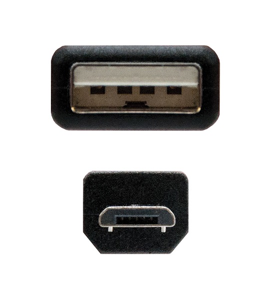 Cabo NanoCable USB 2.0 Type-A M p/ micro-USB M 3m Preto 3
