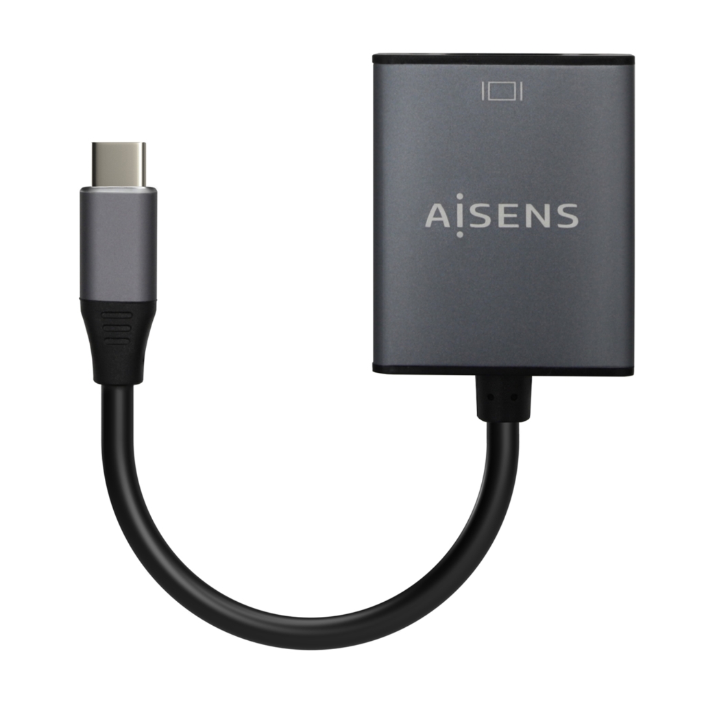 Conversor Aisens USB-C para VGA, Cinza, 15cm 2
