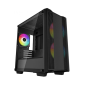 Caixa Micro-ATX Deepcool CC360 Vidro Temperado A-RGB Led Preta image
