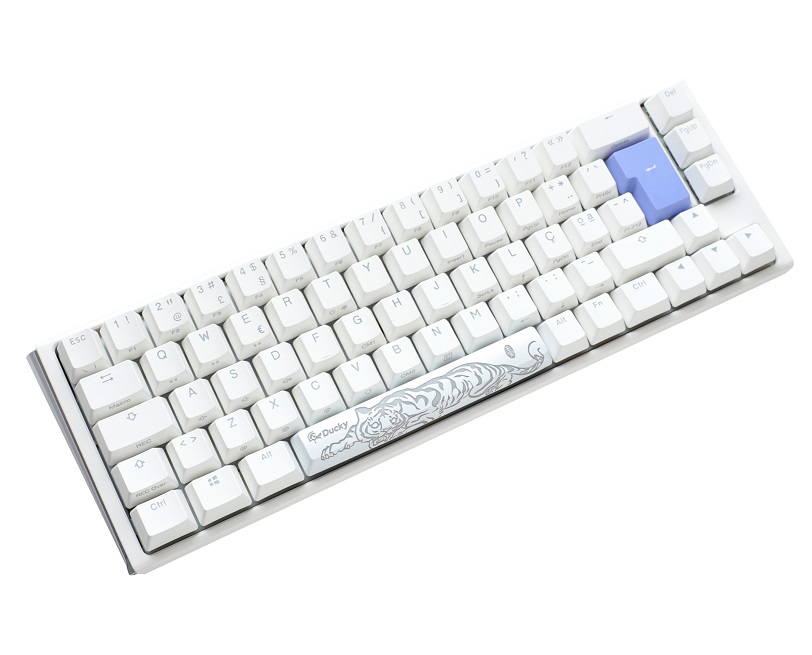 Teclado Ducky ONE 3 Classic SF 65% Pure White Hot-swappable MX-Red RGB PBT - Mecnico (PT) 2