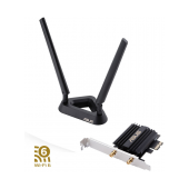Placa de Rede Asus PCE-AX58BT - AX3000 Dual Band PCI-E WiFi 6 802.11ax + Bluetooth 5.0 image