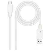 Cabo Nanocable USB 3.1 - USB-C 1m Branco image