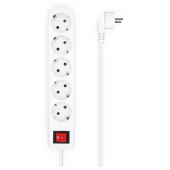 Régua Aisens 5 Tomadas Schuko 16A com Switch on/off Branca image