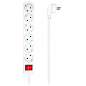 Régua Aisens 6 Tomadas Schuko 16A com Switch on/off Branca image