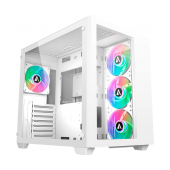 Caixa ATX Abysm Danube Sava Vidro Temperado ARGB Branca image