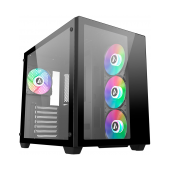 Caixa ATX Abysm Danube Sava Vidro Temperado ARGB Preta image
