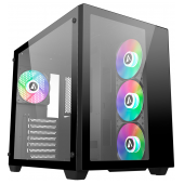 Caixa ATX Abysm Danube Sava Vidro Temperado ARGB Preta image