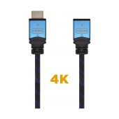 Cabo de Extensão HDMI Aisens 2.0 Premium 3m Preto/Azul image