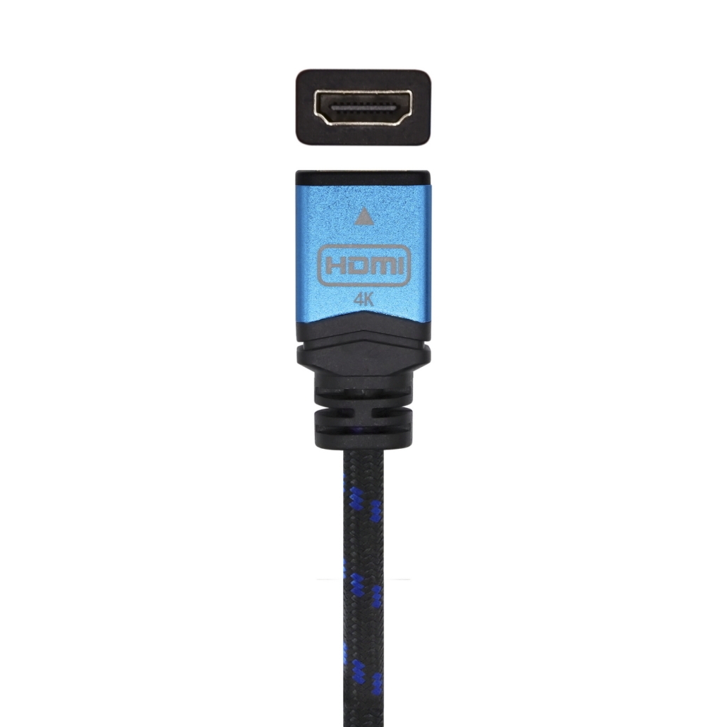 Cabo de Extenso HDMI Aisens 2.0 Premium 3m Preto/Azul 2