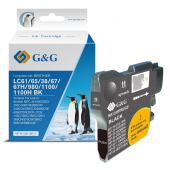 Tinteiro Compatível G&G Brother LC980/LC1100 Preto image