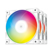 Ventoínha 120mm Deepcool FC120 ARGB Pack 3 Branca image