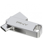 Pen Drive PNY Duo Link 64GB USB-C / USB-A Prata image