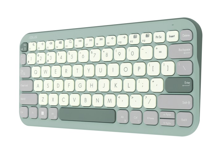 Teclado Asus Marshmallow Keyboard KW100 Wireless Bluetooth PT Verde 2