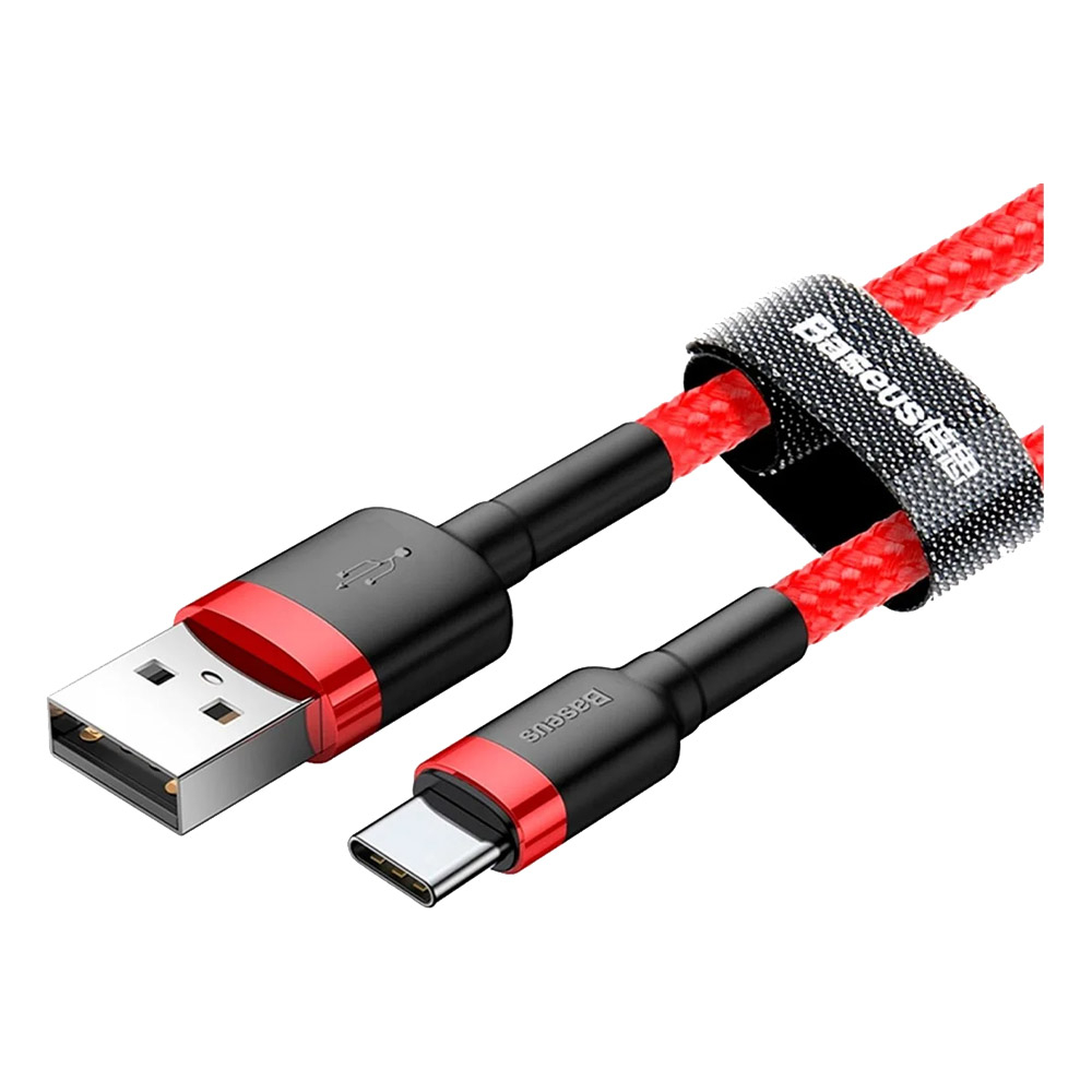 Cabo Baseus Cafule USB-A para MicroUSB 1m Vermelho 2