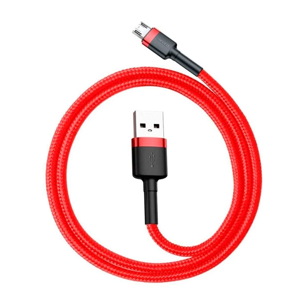 Cabo Baseus Cafule USB-A para MicroUSB 1m Vermelho 3