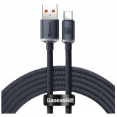 Cabo Baseus Crystal Shine USB-A p/ USB-C PD 100W 1.2m Preto image