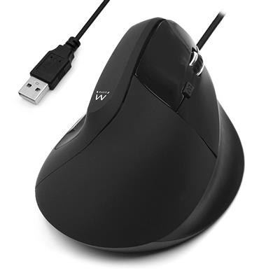 Rato Óptico Ewent EW3157 Vertical Ergonomic 1600DPI Preto 1