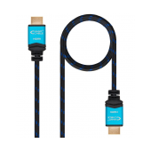 Cabo HDMI 2.0 NanoCable High Speed M/M 2m Preto/Azul image