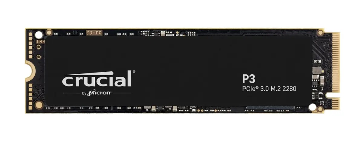 SSD M.2 2280 Crucial P3 1TB 3D TLC NAND NVMe PCIe Gen 3.0x4 1