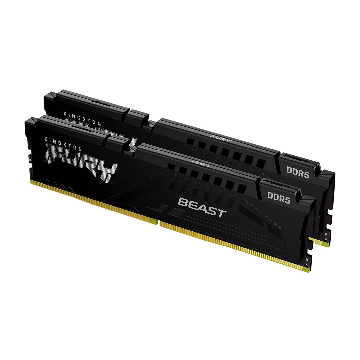 Memria RAM Kingston Fury Beast 16GB (2x8GB) DDR5-5600MHz 1R CL36 Preta 1