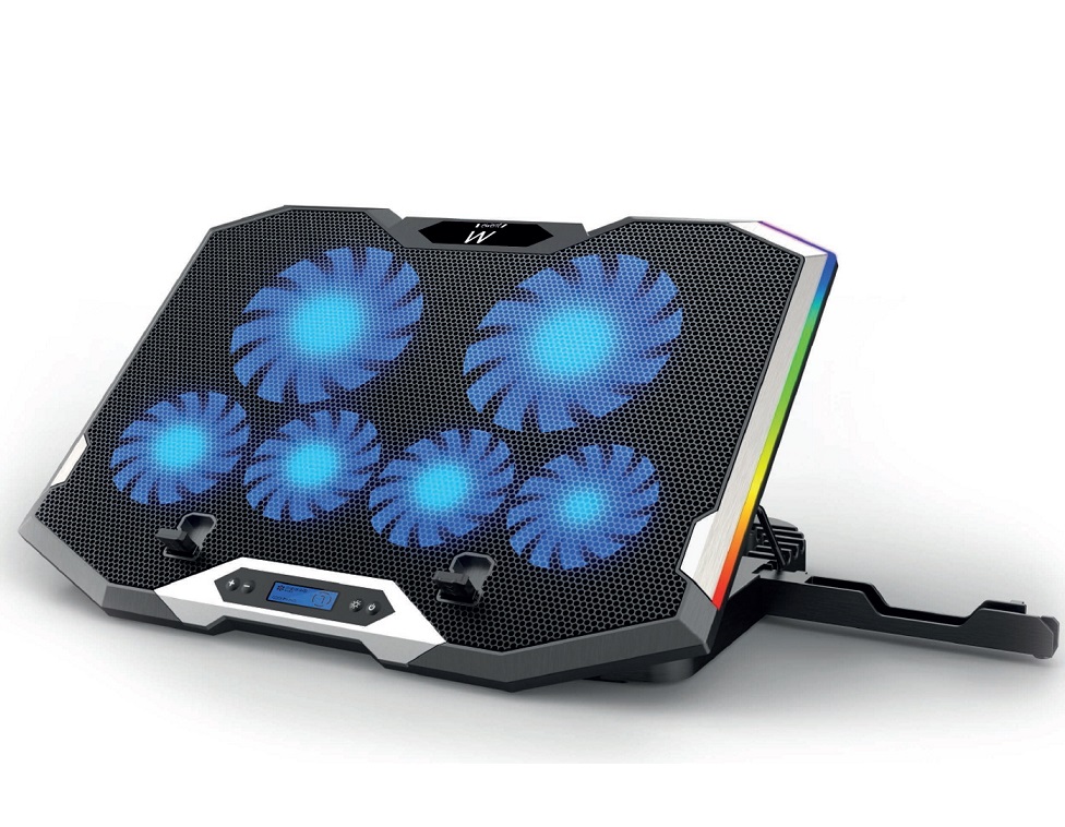 Base de Refrigerao eWent Gaming para Porttil com 6 ventoinhas LED 15.6 1