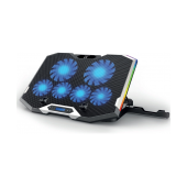 Base de Refrigeração eWent Gaming para Portátil com 6 ventoinhas LED 15.6 image