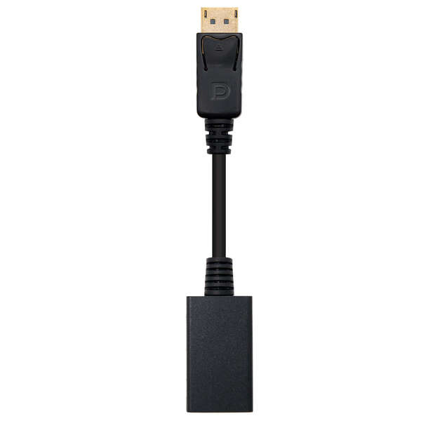Adaptador Nanocable DisplayPort para HDMI M/F Preto 1