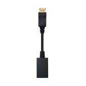 Adaptador Nanocable DisplayPort para HDMI M/F Preto image