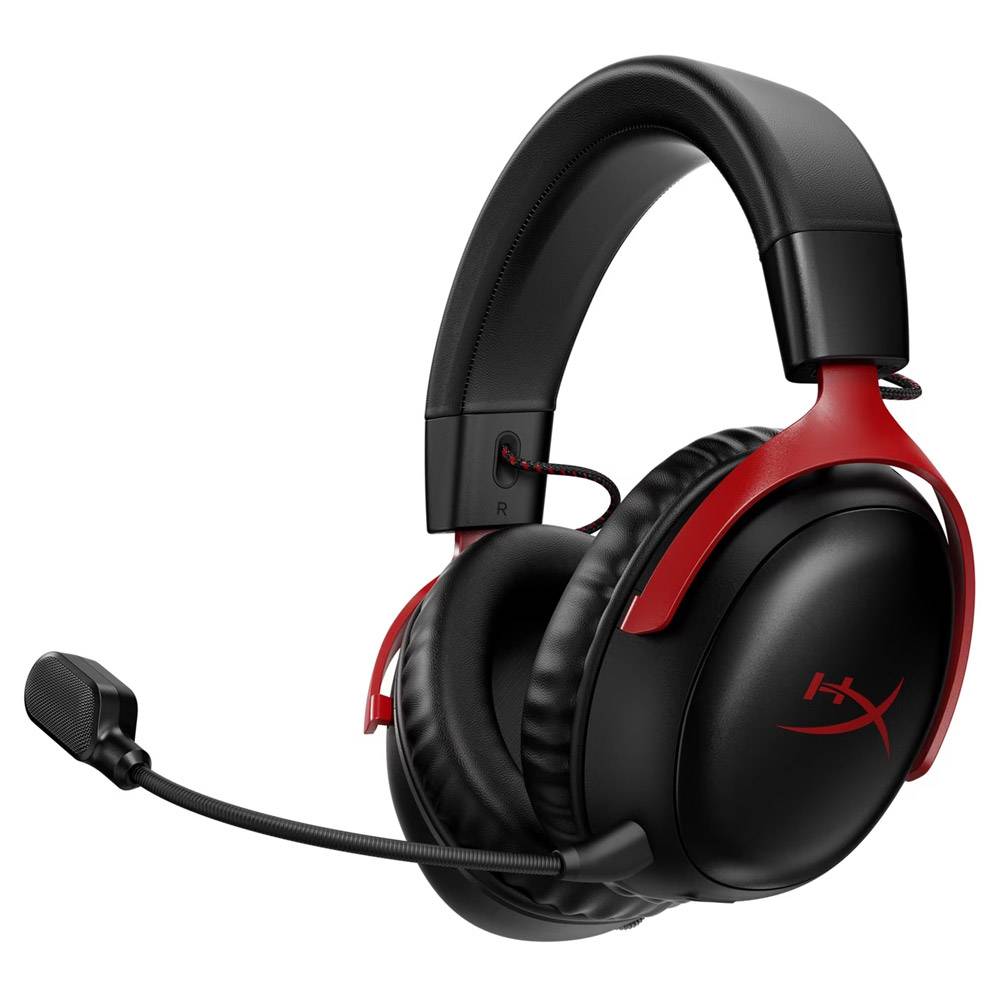 Auscultadores HyperX Cloud III DTS Wireless Preto/Vermelho 1