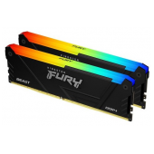 Memória RAM Kingston Fury Beast RGB 32GB (2x16GB) DDR4-3200MHz CL16 Preta image