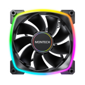 Ventoinha 140mm Montech RX140 PWM ARGB Reversed Preto image