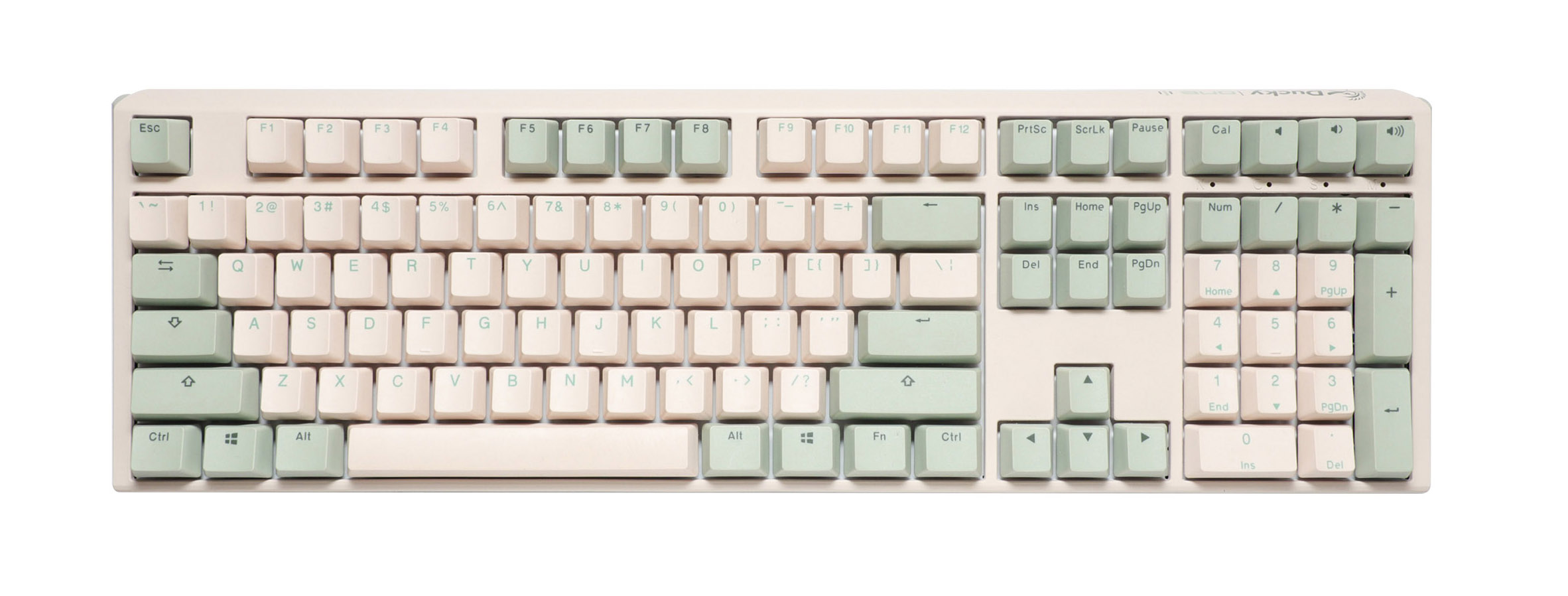 Teclado Ducky One 3 Matcha Full-Size, Hot-swappable, MX-Red, PBT - Mecânico PT 1